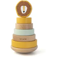 Trixie Baby Houten Stapeltoren - Mr. Lion - Houten stacking toy - Educatief speelgoed - Voor Jongens & Meisjes - Leeuw