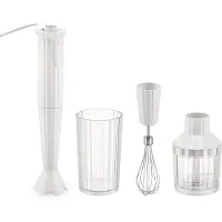 Alessi Staafmixer 4-Delige Set Plisse White