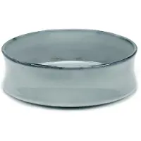 Serax Pure kom geglazuurd L Ø24 cm Blue