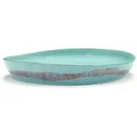 Serax Serveerschaal Feast Tableware By Ottolenghi Light Blue M 36 x 36 x 6 cm
