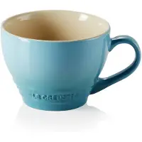 Le Creuset - Grote Cappuccino Mok Caribbean Blue 0,4l
