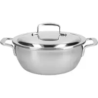 Demeyere Conische Braadpan met dubbelwandige deksel 'Intense 5' 24cm / 3.25L