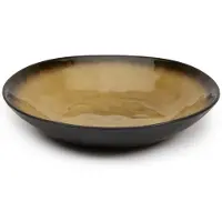 Serax Saladeschaal Pure Tableware By Pascale Naessens Black Green 23,5 x 4,5 cm