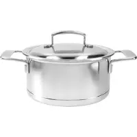 Demeyere Kookpan met dubbelwandige deksel 'Silver 7' Ø20cm / 3L