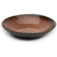 Serax Saladeschaal Pure Tableware By Pascale Naessens Black Brown 23,5 x 4,5 cm
