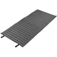 HAY Palissade Quilten kussen Anthracite, voor loungefauteuil laag