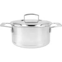 Demeyere Kookpan met dubbelwandige deksel 'Silver 7' Ø22cm / 4L