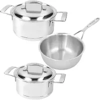 Demeyere Silver 7 pannenset, 3-delig
