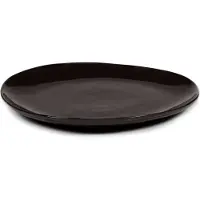 Serax Dinerbord La Mère Tableware By Marie Michielssen Dark Brown L 25 cm