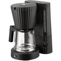 Alessi Koffiezetapparaat Plissé Black
