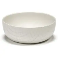 Serax Kom Zuma Tableware By Kelly Wearstler White M 19,5 cm