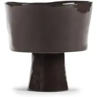 Serax La Mère schaal op voet Ø18 cm Ebony