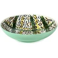 Serax Bela Silva Japanese Kimonos bowl L2 D32.5cm H8cm blauw / groen **