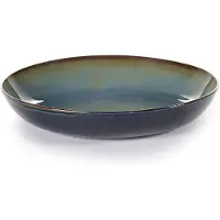 Serax Diep Bord Terres De Rêves Tableware By Anita Le Gr Smoky Blue Dark Blue L 23,5 cm