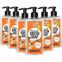 Marcel's Green Soap 6x Handzeep Sinaasappel & Jasmijn 500 Ml