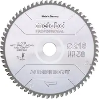 Metabo Aluminiumcutprof 216x30 Messen Voor Cirkelzagen Van Metaal