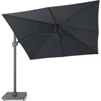 Buitengewoon Boet Halifax Zweefparasol 300x300 cm Antraciet