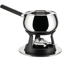 Alessi Fondueset Mami Black (4-Delig)