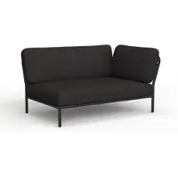 Houe Loungeset Module Level Corner Right Sooty grey