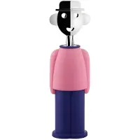 Alessi Alessandro M Kurkentrekker Blauw / Roze - Wijnopeners Thermoplastisch Blue - AM23 PAZ