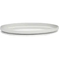 Serax Ontbijtbord Passe-Partout Tableware By Vincent Van D White Matt M Ovaal 29 x 18 cm