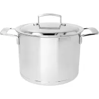 Demeyere Soeppan met dubbelwandige deksel 'Silver 7' Ø24cm / 7,5L