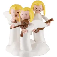 Alessi Kerstdecoratie Happy Eternity 3 Angels White