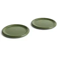 HAY Dinerbord Barro Green 24 cm (Set van 2)