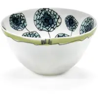 Serax Marni Midnight Flowers Anemone Vaniglia bowl D12cm H6cm groen / blauw