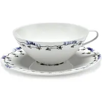 Serax Midnight Flowers Theekop met Schotel Anemone Milk