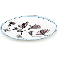 Serax Midnight Flowers Serveerbord S | Camelia Aubergine