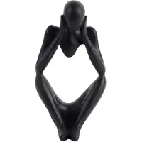 PT Living Decoratie Statue Dreaming Polyresin Black