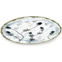 Serax Midnight Flowers Voorgerechtbord Mirtillo Tea