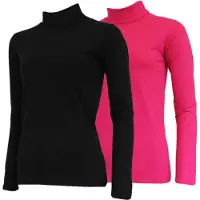Campri 2-Pack - Skipully - Wintersportpully - Dames - Black/Pink (1071) - maat S