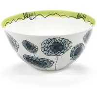 Serax Marni Midnight Flowers Anemone Vaniglia bowl / slakom D25cm H13cm groen / blauw