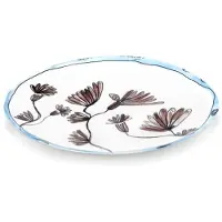 Serax Midnight Flowers Ontbijtbord Camelia Aubergine