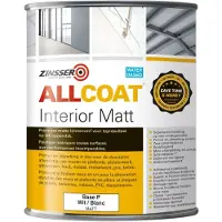 Zinsser Allcoat Interior Matt - Op Kleur Gemengd - 1L