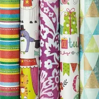 Benza Pure Green 100% gerecycled cadeaupapier inpakpapier - 200 x 70 cm - 5 rollen