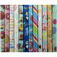 Benza Assortiment luxe cadeaupapierinpakpapier voor kinderen CH2 - 200 x 70 cm - 5 rollen