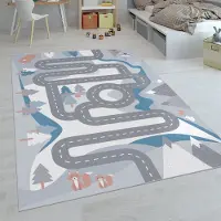 Paco Home Kindertapijt Laagpolige Vloerkleden Voor Kinderkamer Speelkleed Meerkleurig 100x200 cm