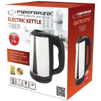 Esperanza waterkoker Tiber, 2,5 liter, roestvrij staal