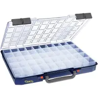 Raaco CarryLite 55 5x10-50 Assortimentskoffer (b x h x d) 413 x 57 x 330 mm Aantal vakken: 50 Box Inhoud 1 stuk(s)