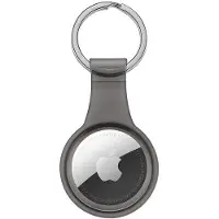 XCCESS Apple AirTag sleutelhanger - transparant zwart -