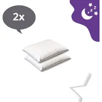 Beau Maison 2 PACK - Hoofdkussen Percale Katoen - 60 x 70 cm