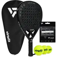 VirtuFit Fusion Pro Padel Set - Zwart - Silver