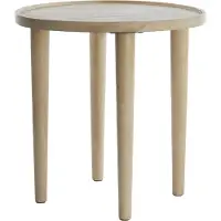 Light & Living bijzettafel Ø49x49 cm qiano mango hout naturel