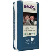 Bambo Nature 2x Bambo Dreamy Nachtluierbroekjes 8 -15 Jaar Unisex 10 Stuks