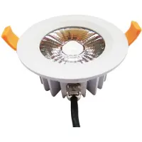 Groenovatie LED Inbouwspot 10W - Wit - Rond - 30D - Warm Wit - Waterdicht IP65