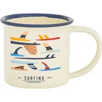 Batela Emaille espresso bekertje Surfing 5x5 -