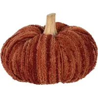 Clayre & Eef Decoratie Pompoen Ø 15x12 cm Oranje Stof Oranje